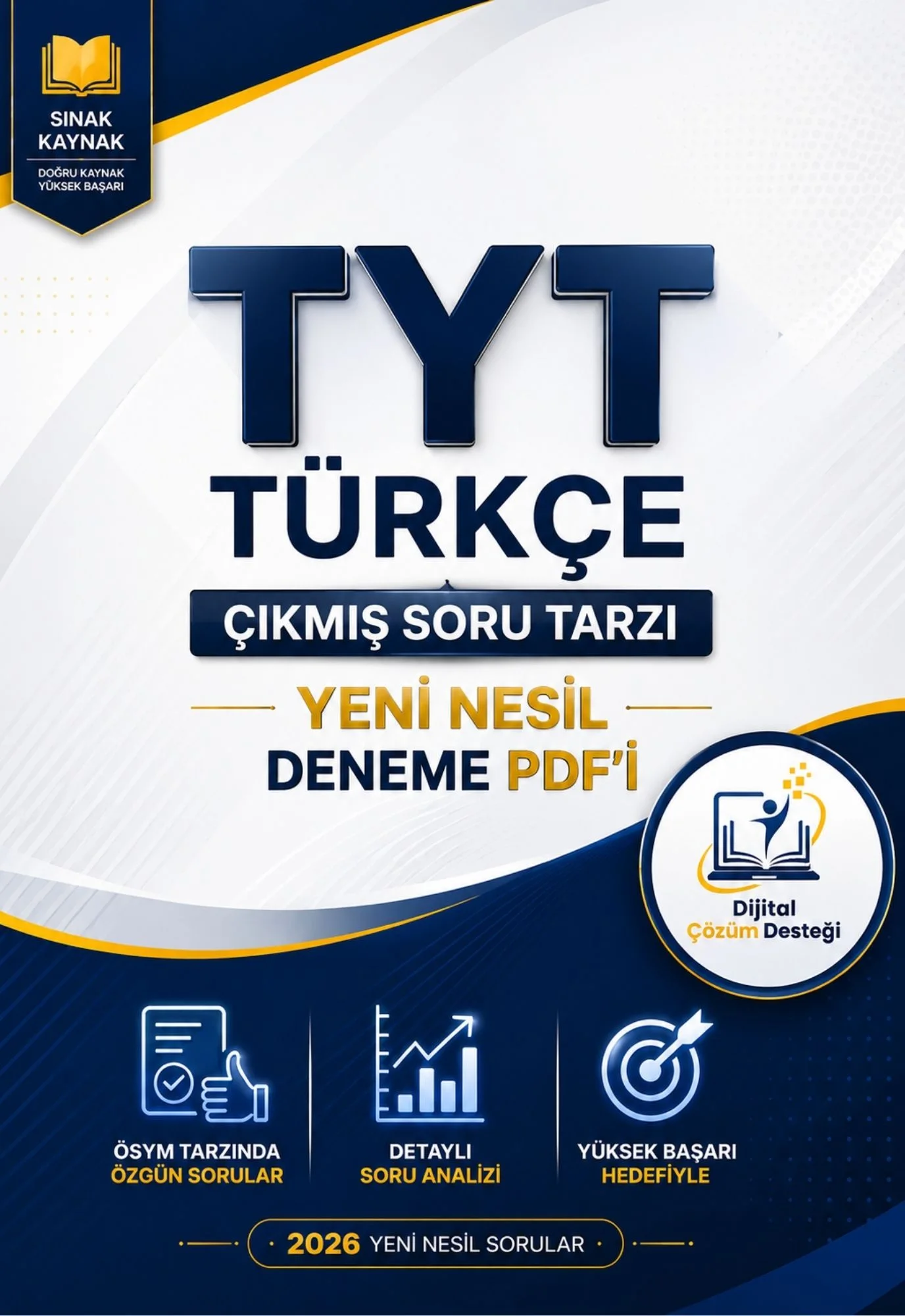 TYT Türkçe Yeni Nesil Deneme PDF’i (Ücretsiz) kaynak kapağı